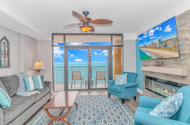 Stunning Double Balcony- Oceanfront 2 Bedroom, 2 Bath- Anderson Ocean Club 905 Myrtle Beach Exterior photo