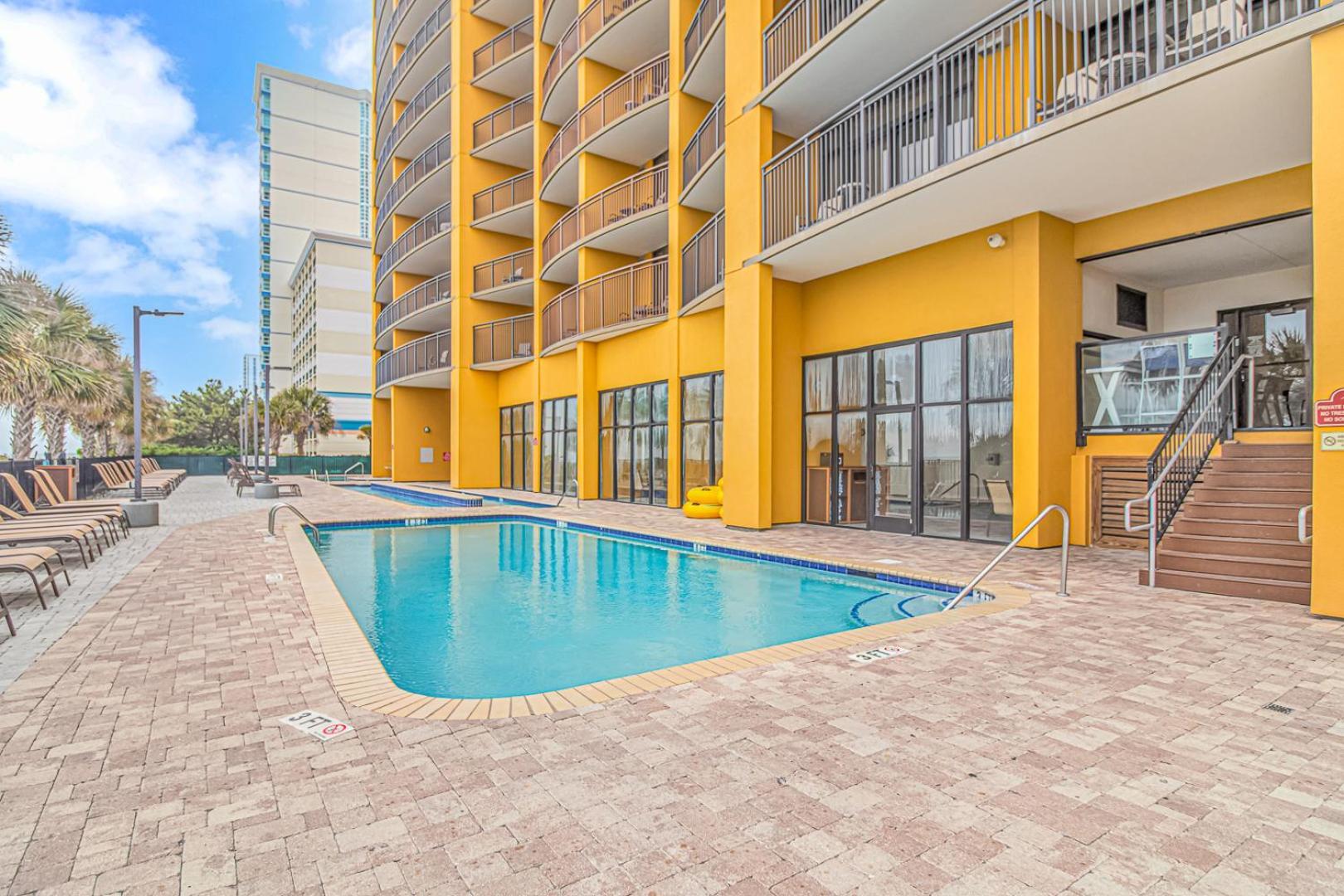 Stunning Double Balcony- Oceanfront 2 Bedroom, 2 Bath- Anderson Ocean Club 905 Myrtle Beach Exterior photo